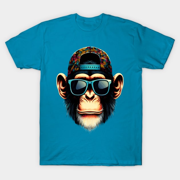 Cool Monkey T-Shirt by Graceful Designs